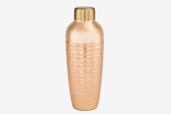Old Dutch International Aura Hammered Copper Cocktail Shaker.